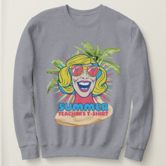 Sudadera Groovy Summer Vibes Smiley Tee para profesores