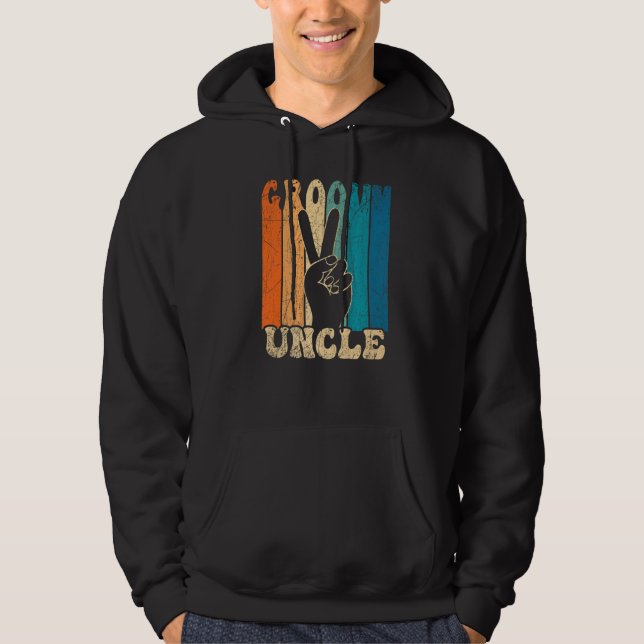 Sudadera Groovy Uncle 70s Aesthetic Nostalgia 1970's Retro  (Anverso)