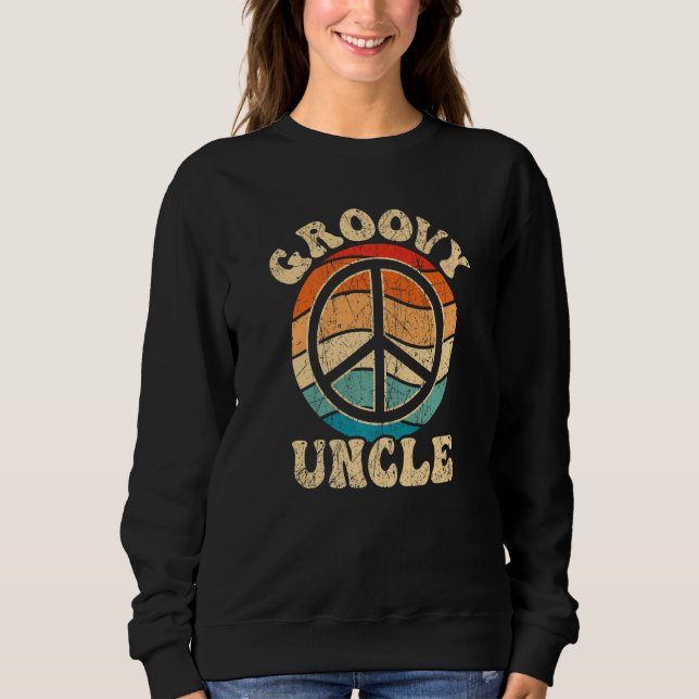 Sudadera Groovy Uncle 70s Aesthetic Nostalgia 1970's Retro  (Anverso)