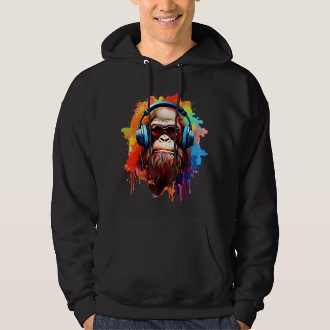 Sudadera Groovy Urban Ape en Túnez (Anverso)