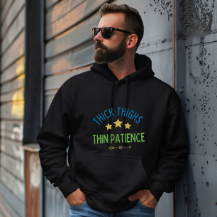 Sudadera Grossos y delgada paciencia: fácil y seguro