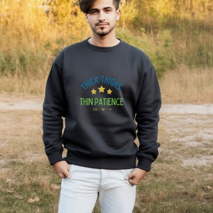 Sudadera Grossos y delgada paciencia: fácil y seguro