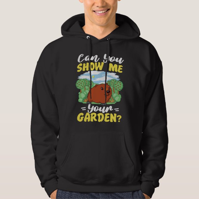 Sudadera Groundhog Can You Show Me Your Garden (Anverso)