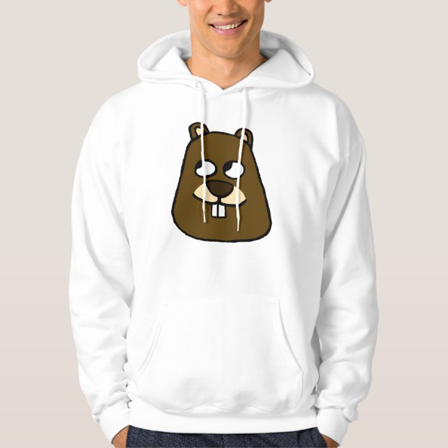 Sudadera Groundhog Face (Anverso)