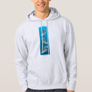 Sudadera Grouper joven - Diseño degradado fondo azul