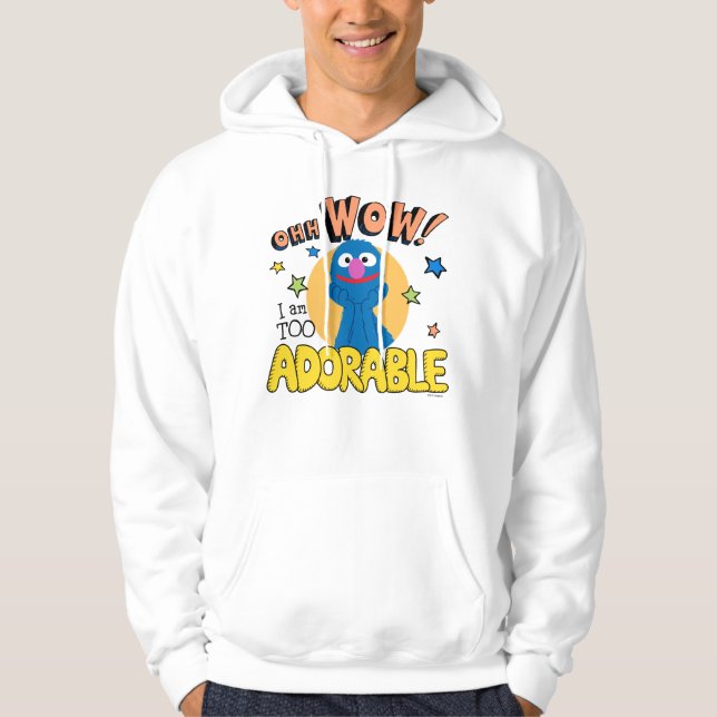 Sudadera Grover | Soy Demasiado Adorable (Anverso)