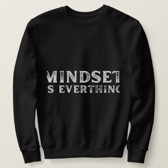 Sudadera Growth Mindset Entrepreneur Teacher Fitness Motiva (Anverso del diseño)
