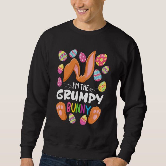 Sudadera Grumpy Bunny I Familia Que Coincide Con Un Fiesta  (Anverso)