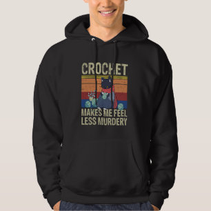 Sudadera Grumpy Crochet Cat Funny Knits Yarn Amantes Croc