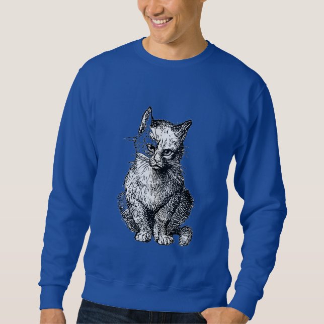 Sudadera Grumpy Cute gato animal T-Shirt (Anverso)