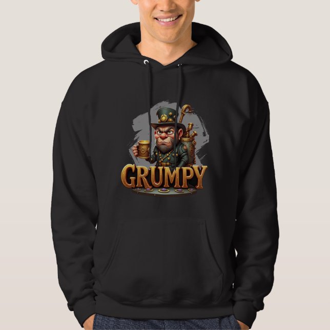 Sudadera Grumpy Hoodie – Funny Attitude hoodie (Anverso)
