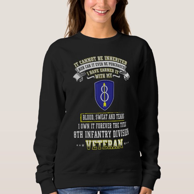Sudadera Grumpy Old 8ª División de Infantería Veterana (Anverso)