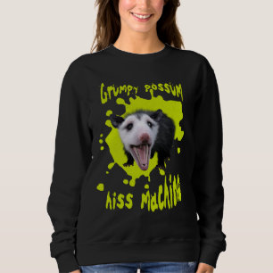 Sudadera Grumpy Possum, su máquina divertida Opossum Hissin