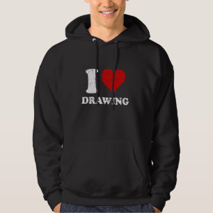 Sudadera Grunge angustiado estilo de desgaste me encanta di