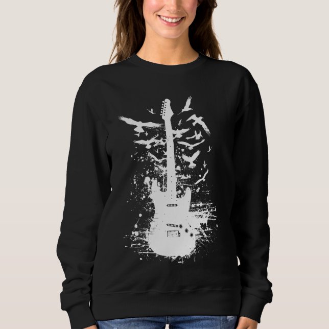 Sudadera Grunge de guitarra eléctrica (Anverso)