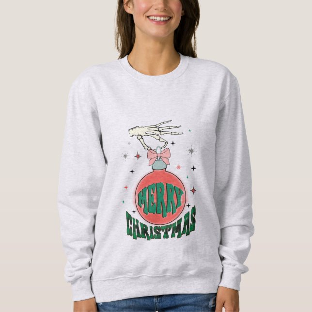 Sudadera Grunge Feliz Navidad (Anverso)