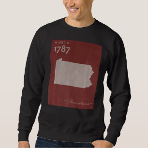 Sudadera Grunge Grunge Vintage State Graphic