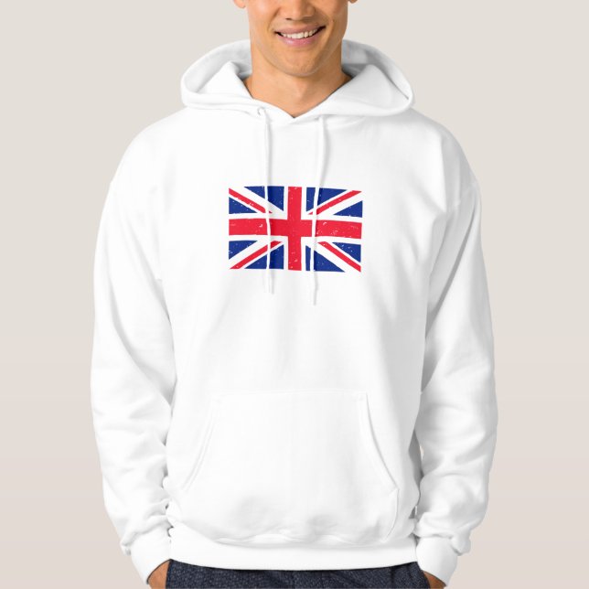 Sudadera Grunge Union Jack de Gran Bretaña (Anverso)