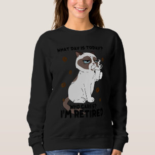 Sudadera Gruñido Qué Día Es Hoy Quién Se Preocupa Del Café 