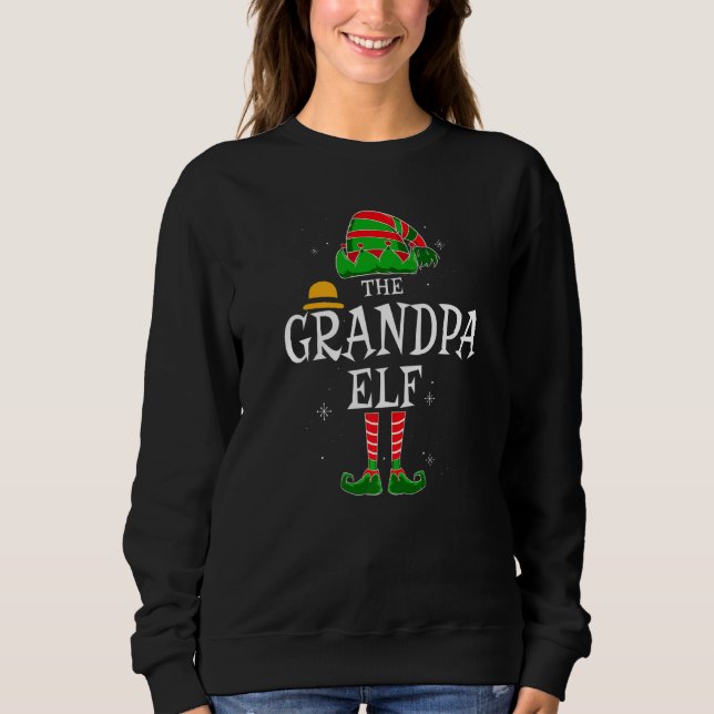Sudadera Grupo Abuelo Elf Hombres Navidades familiares coin (Anverso)
