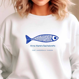 Sudadera Grupo Bachelorette Blue Fish