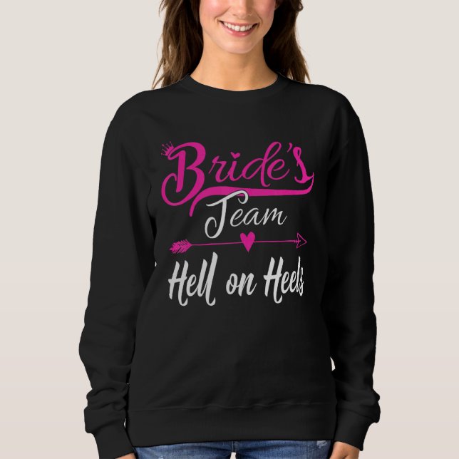 Sudadera Grupo Bachelorette Party Brigadas Equipo apodo inf (Anverso)