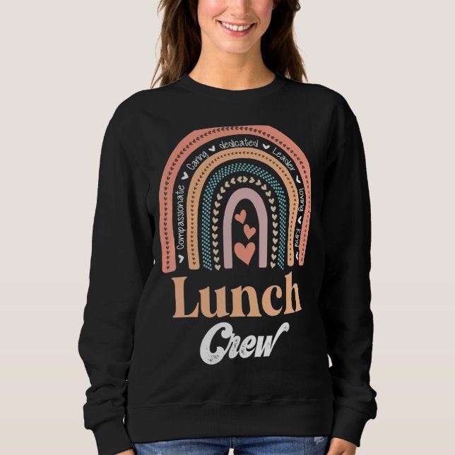 Sudadera Grupo de Comidas Colegios Colegios Cafetería Squad (Anverso)