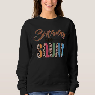 Sudadera Grupo de Cumpleaños Fiesta Equipo Escuadrón Hombre