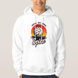 Sudadera grupo de diseño gráfico de voleibol sunset para ju