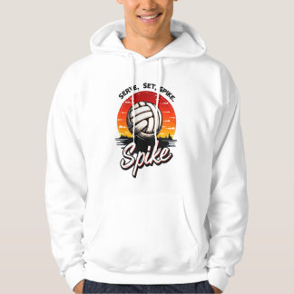 Sudadera grupo de diseño gráfico de voleibol sunset para ju