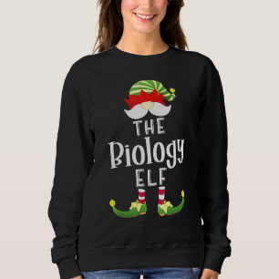Sudadera Grupo de Elfos de Biología Fiesta de Navidad con P