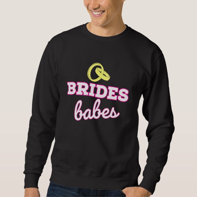 Sudadera Grupo de fiesta de soltera de Pre Boda de Brides B (Anverso)