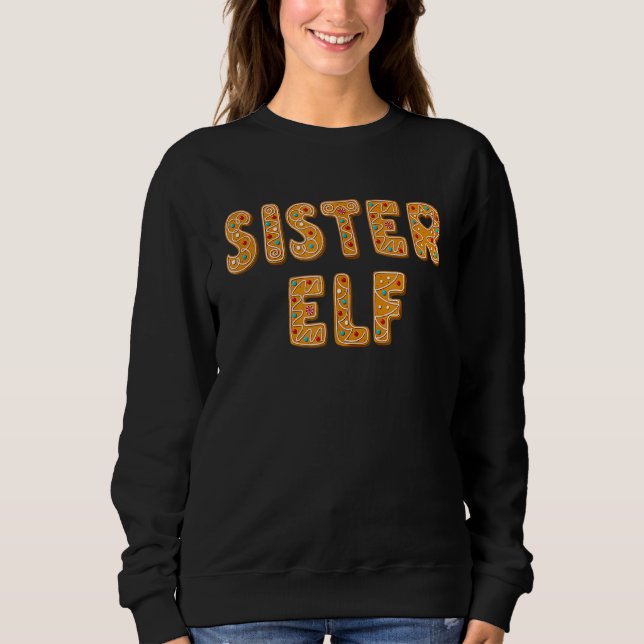 Sudadera Grupo De Hermanas Elf (Sis) Que Coinciden Con Navi (Anverso)