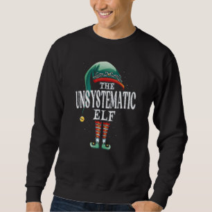 Sudadera Grupo de Navidad de Duende Asistemático Fiesta de