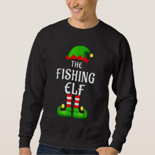 Sudadera Grupo de Navidad de Duendes de Pesca Pijama a Jueg