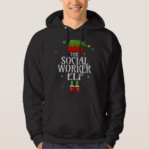 Sudadera Grupo de trabajo social Elf Xmas coincidiendo con 