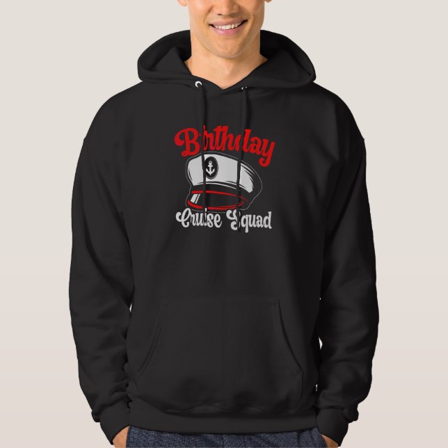 Sudadera Grupo Familiar de Crucero de Barco de Cumpleaños E (Anverso)