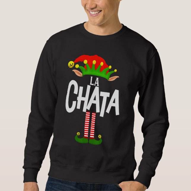 Sudadera Grupo Familiar De La Chata Elf Coincidiendo En Esp (Anverso)