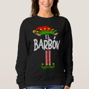 Sudadera Grupo Familiar Soy El Barbón Elf Coincidiendo En E