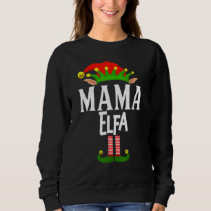 Sudadera Grupo Familiar Soy Mama Elfa Elf Coincidiendo En E
