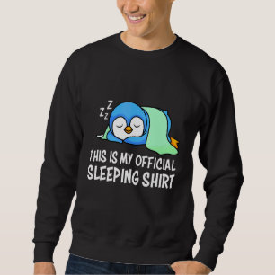 Sudadera Grupo matutino del durmiente tardío del pingüino o