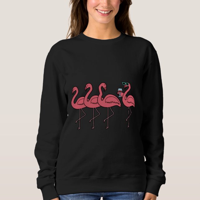 Sudadera Grupo Wine Flamingo (Anverso)