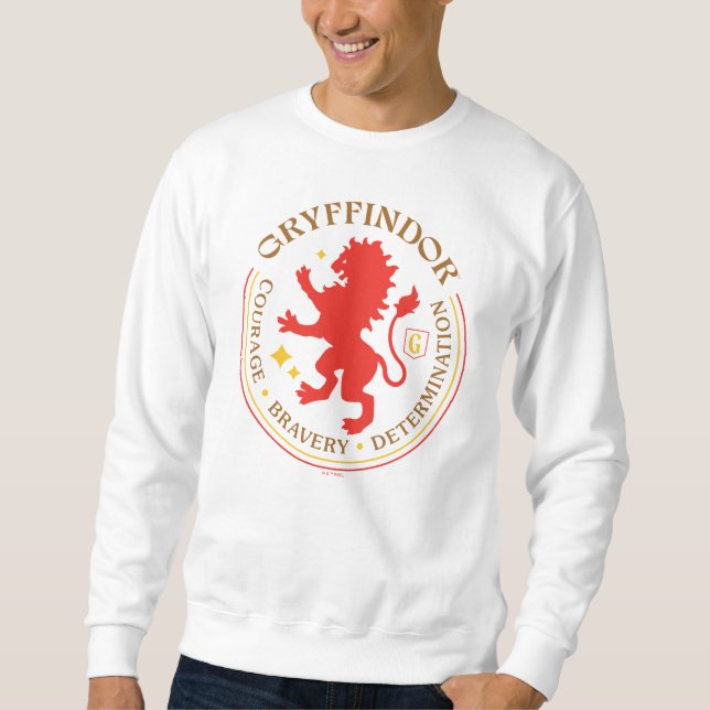Sudadera GRYFFINDOR™ Red Lion House Pride Badge (Anverso)