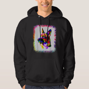 Sudadera GSD Geométrico Pastor Alemán Chica Tye