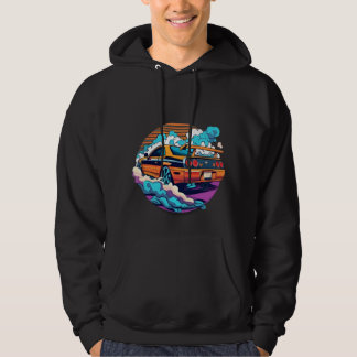 Sudadera GTR Blaze - GTR negro y Naranja | Hoodie