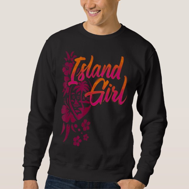 Sudadera Guam Chamorrita Flor Guam Isla Guamián Chica Ch (Anverso)