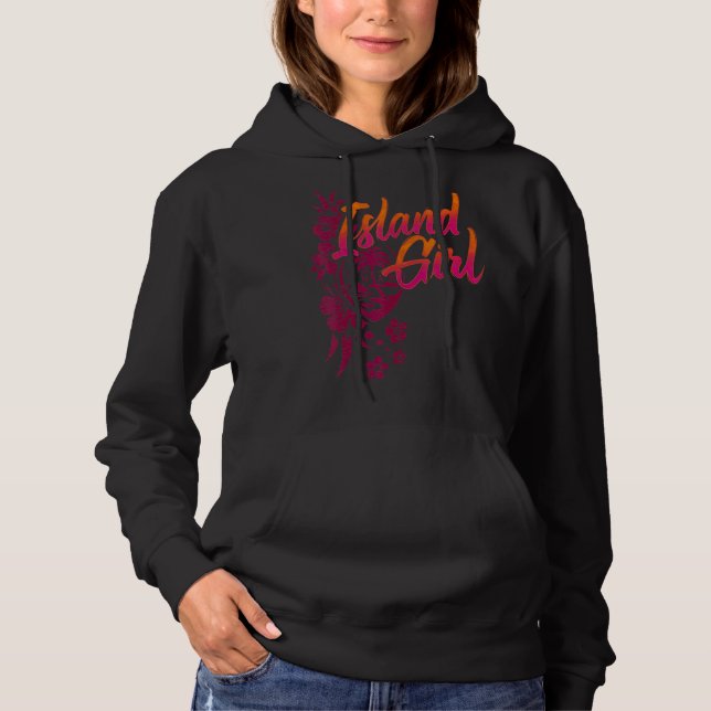 Sudadera Guam Chamorrita Flor Guam Isla Guamián Chica Ch (Anverso)