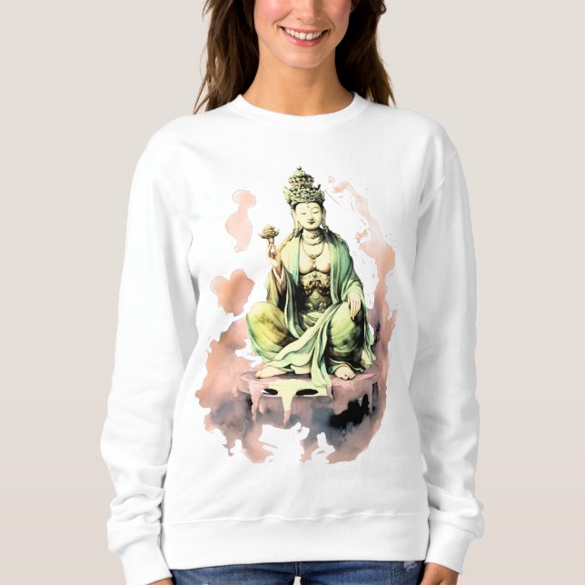 Sudadera Guan Yin. Quan Yin, Madre De La Compasión (Anverso)