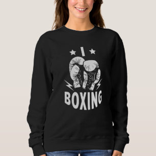 Sudadera Guantes de boxeo de amor Combate con boxeador arte