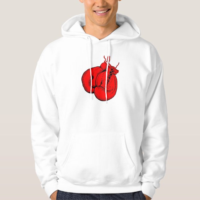 Sudadera Guantes de boxeo rojos (Anverso)